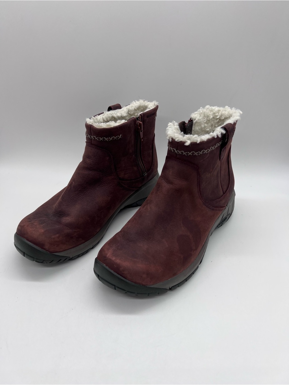 Merrell Women's Burgundy Encore 4 Bluff Zip Polar Ankle Boots Size 8